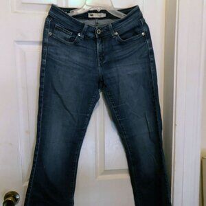 Levis 529 Curvy Boot Cut Denim Jeans (Silver Button Flap Back Pockets) Size 8